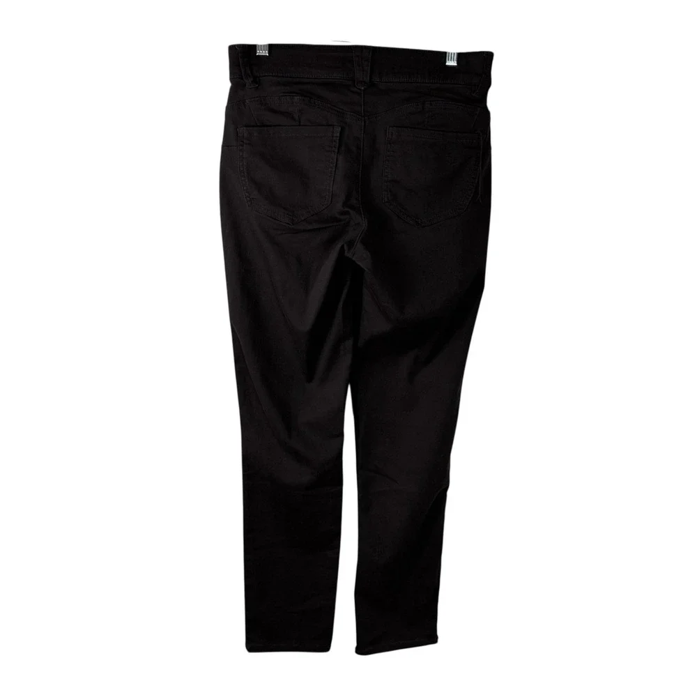 Democracy AbSolution Women's 2 Straight Leg 5 Pocket Jeans Brown‎ EUC Stretch